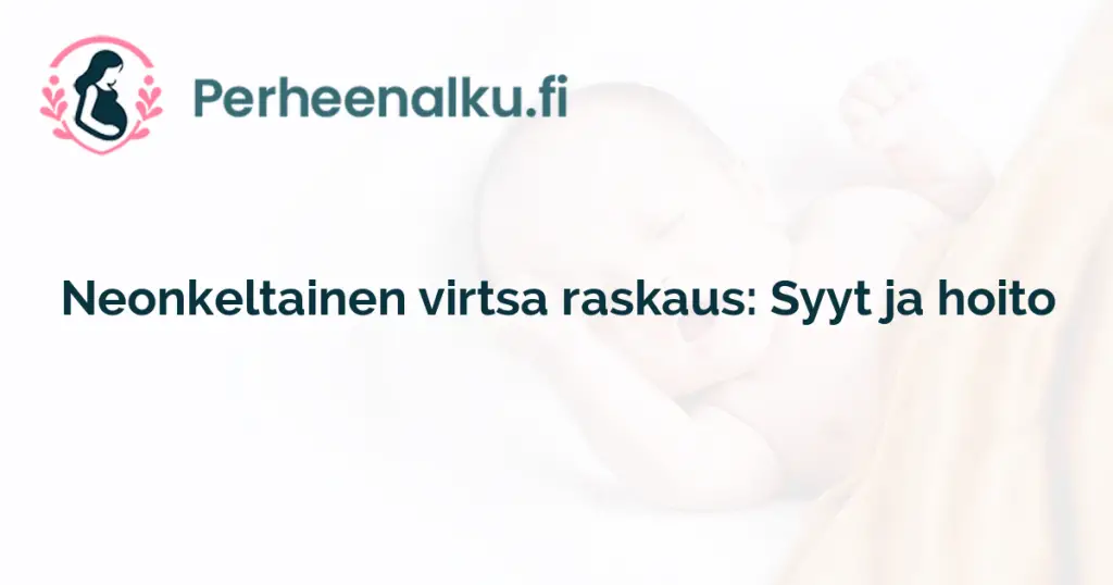 Neonkeltainen virtsa raskaus: Syyt ja hoito