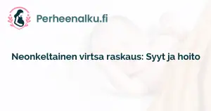 Neonkeltainen virtsa raskaus: Syyt ja hoito