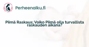 Piimä Raskaus: Voiko Piimä olla turvallista raskauden aikana?