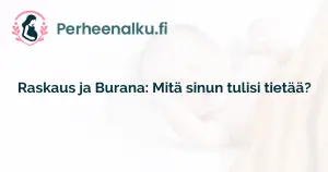 Raskaus ja Burana: Mitä sinun tulisi tietää?