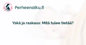 Yskä ja raskaus: Mitä tulee tietää?